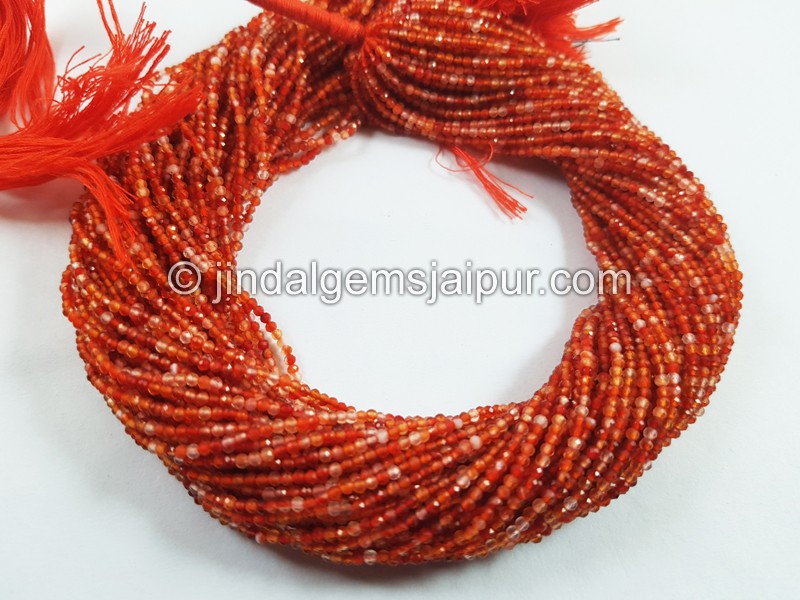 Red Onyx Micro Cut Round Beads
